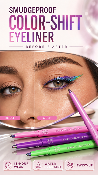 🔥 50% KORTING · Vlekvrije eyeliner met kleurverloop ✨