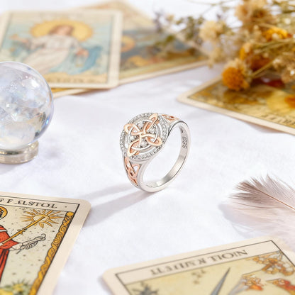 🔮💍Handmade Witch's Return-Knot Protection Ring💞Protect Your Loved Ones