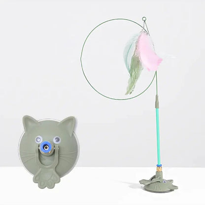 🐱 Strong Suction Cup Cat Toy – Automatic Playtime for Indoor Cats