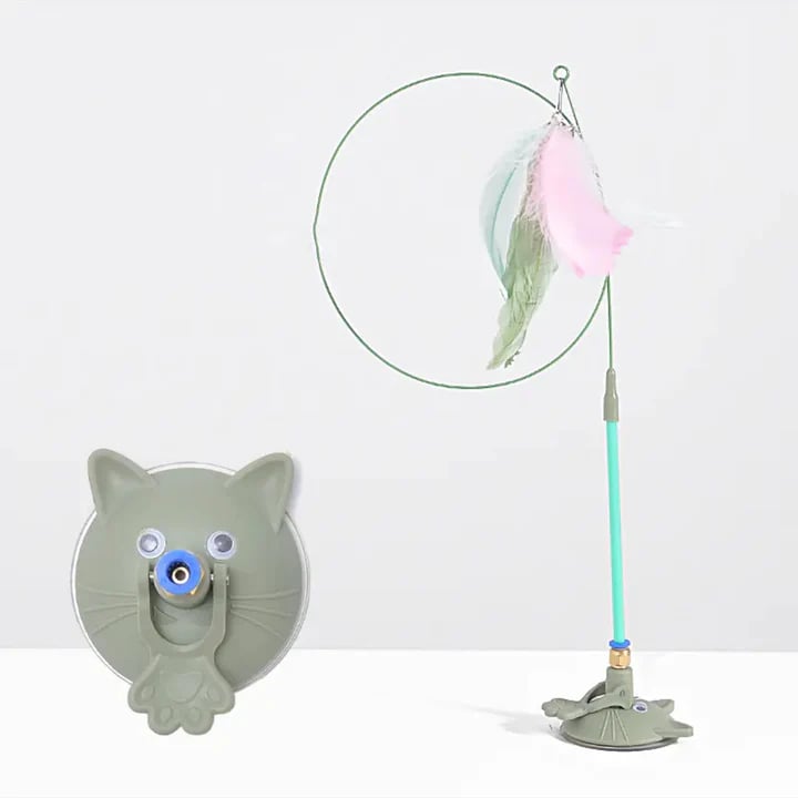 🐱 Strong Suction Cup Cat Toy – Automatic Playtime for Indoor Cats