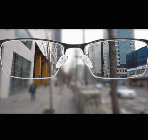 Titanium Multifocale Leesbrillen - Fotochromatisch Progressief Dubbel Licht Blauwlichtfilter