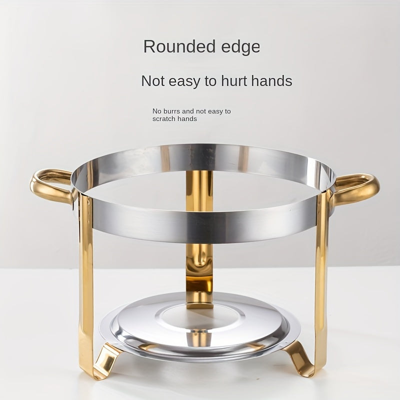 🍽️ LIMITED-TIME 50% OFF! ✨ Stainless Steel Chafing Dish Set – 5QT, Gold, Professional Buffet Warmer ⭐