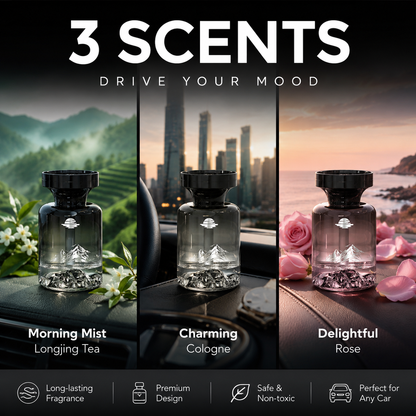 🚗 50% OFF NOW! 🌿 Long-Lasting Car Air Freshener – Natural plant extracts & eliminates smoke – Weeks of freshness, mountain design – perfect for pet owners or daily commuters 💨✨