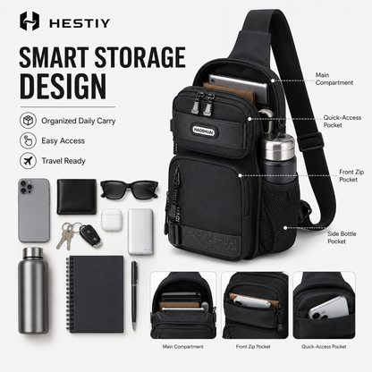 💼Hot Sale 50% OFF! 🔥 2026 Adjustable Oxford Cloth Casual Chest Bag – Stylish & Durable ✨