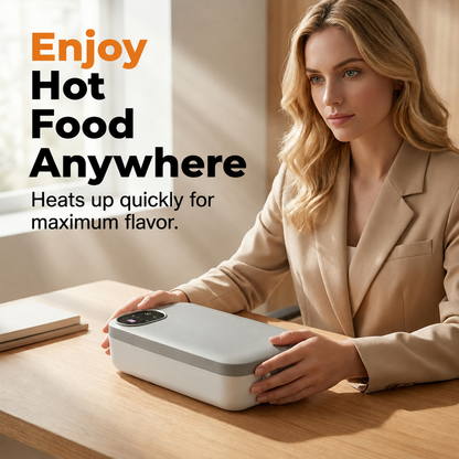📢📢50% off now！🍱⚡ Portable electric lunch box with self-heating 🔋🌡️
