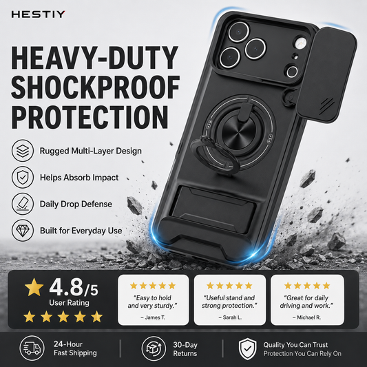 📱🛡️4-in-1 Protective Case with Camera Slider