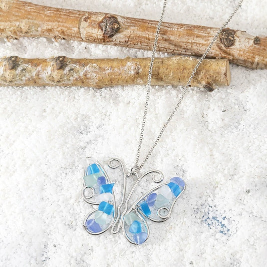 Colorful Sea Glass Necklaces