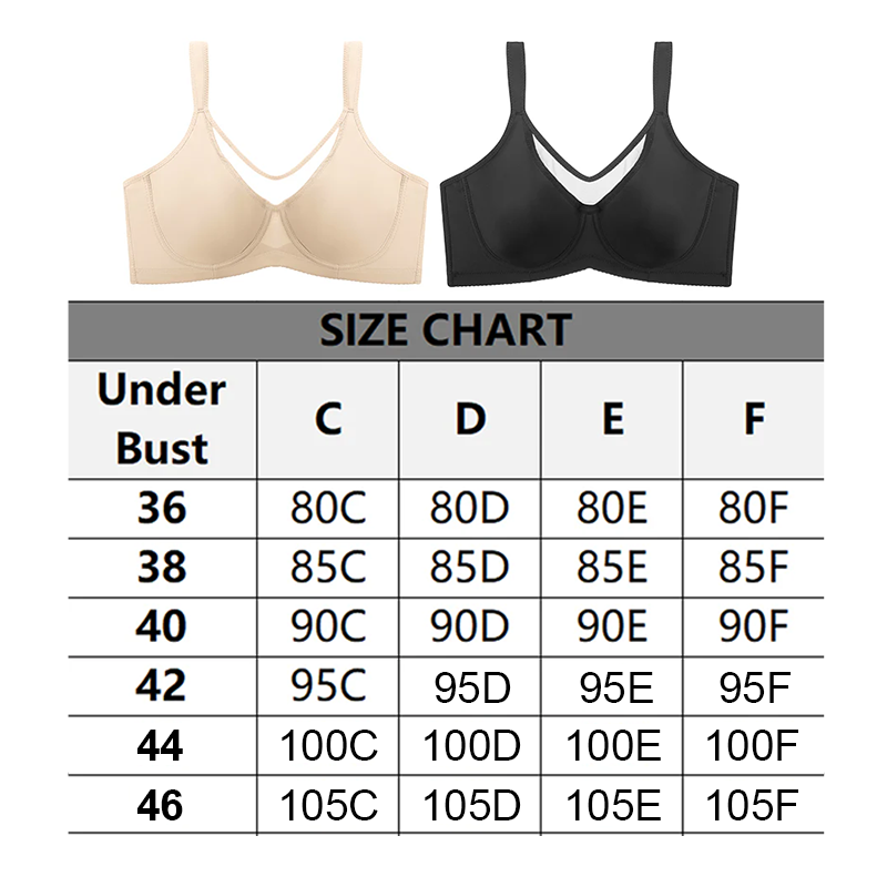 💕 Last Day Special Price £12.99! 💐Women's Elegant Sheer Full Coverage Plus Size Bra