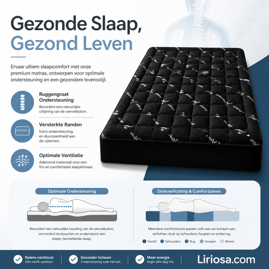 🛌 Verbeterde versie | Matras met bamboevezelvulling 🌱 💤, een ademende slaapervaring die de luchtvochtigheid reguleert, hypoallergeen, duurzaam en milieuvriendelijk ♻️ | Geschikt voor warme nachten en de gevoelige huid | Profiteer nu van 50% korting! 👉