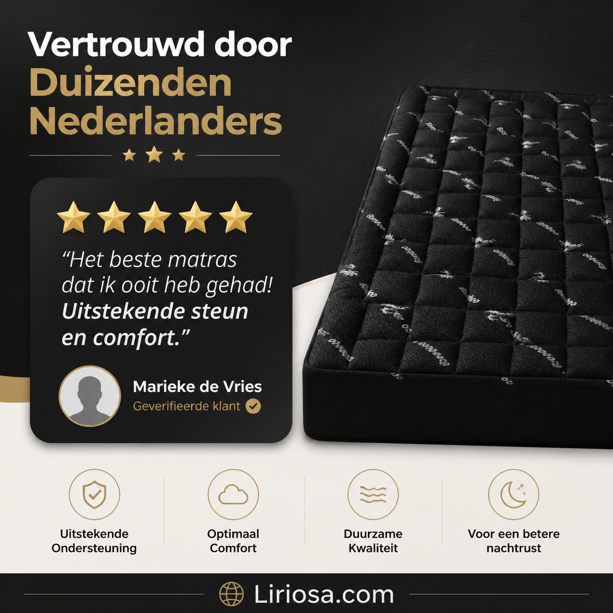 🛌 Verbeterde versie | Matras met bamboevezelvulling 🌱 💤, een ademende slaapervaring die de luchtvochtigheid reguleert, hypoallergeen, duurzaam en milieuvriendelijk ♻️ | Geschikt voor warme nachten en de gevoelige huid | Profiteer nu van 50% korting! 👉