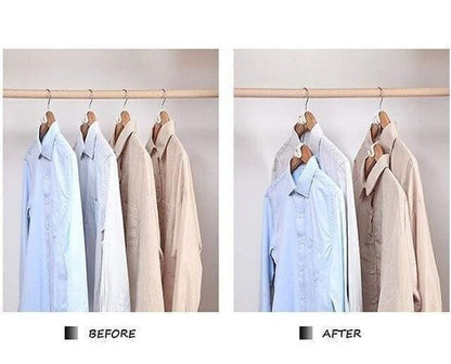 👚 Ruimtebesparende Kleerhanger Connectorhaken – Verdubbel je Kast­ruimte in Seconden | Perfect voor Kleine Kasten