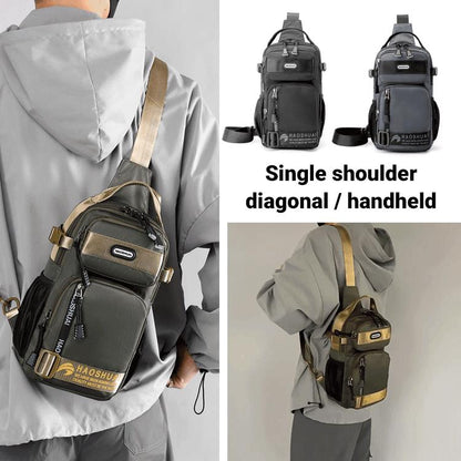 📢📢40% OFF !! ⏰2025 Adjustable Oxford Cloth Casual Chest Bag – Stylish & Durable ✨