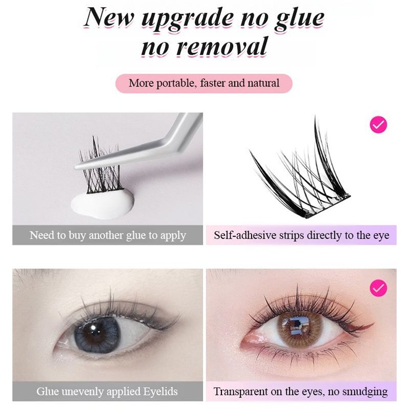 🎁Hot sale 50% OFF🔥Waterproof Glue-free Realistic False Eyelashes
