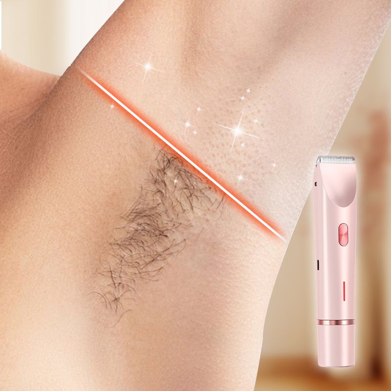 🎁💥  Oplaadbare 2-in-1 Trimmer 💖 Pijnloos Ontharen voor Benen, Oksels & Bikini✨
