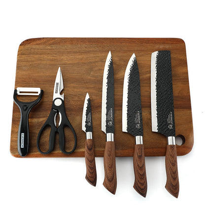 【📦 Limited-time 50% OFF】🔪🔥 Professional stainless steel kitchen knife set – 6 pieces, sharp & durable