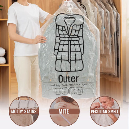 🎉 50% off!✨ Hanging vacuum bags with electric pump: save 75% more space and time!