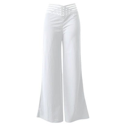 🍃Dames casual high-waisted stretch lange broek -  ademend en comfortabel