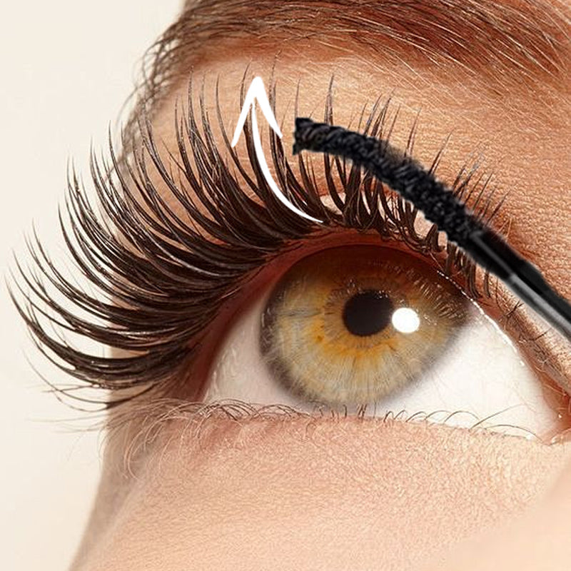 Pluizige DIY krullende wimperclusters