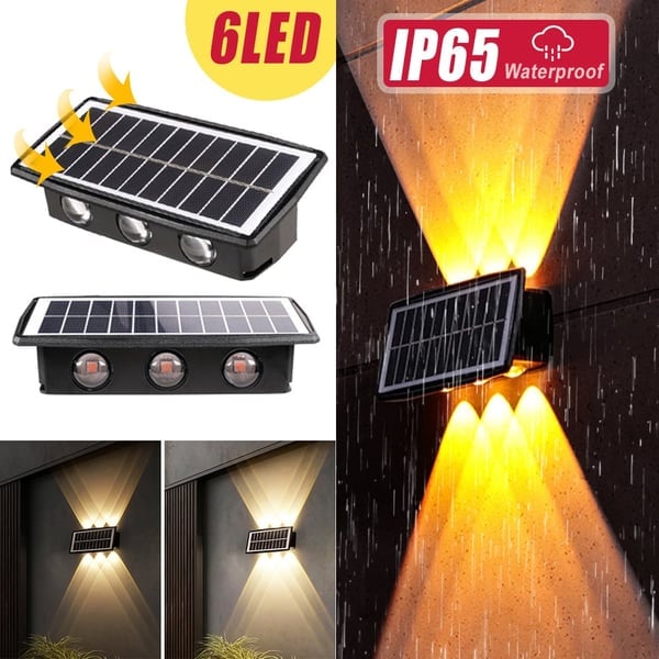 💡  ☀️ Solar Powered Wall Light – Auto On/Off, Weatherproof & Energy Saving 🏡