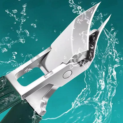 💅 50% KORTING NU! ✨ Anti-spat 25° nagelknipper met schuine rand, 3-delige set – precies knippen, comfortabele grip en veilige spatbescherming ✂️