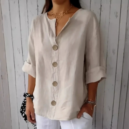 💥Limited Time Big Sale OFF💥Women's Loose Fashion Button Top