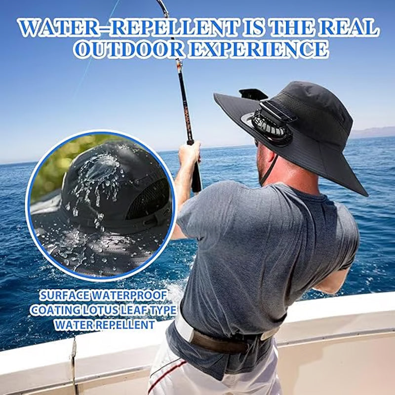 🎁Hot Sale 50%OFF💖         Ultralight Solar Fan Sun Hat