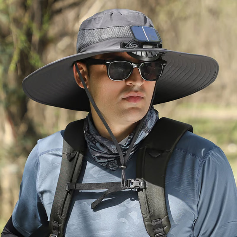 🎁Hot Sale 50%OFF💖         Ultralight Solar Fan Sun Hat