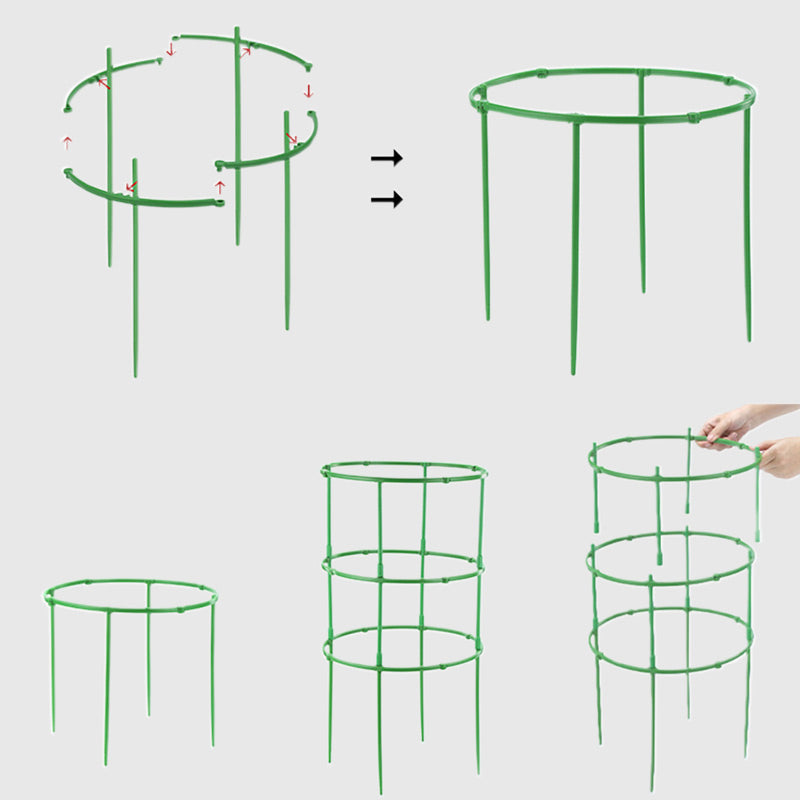 🔥Time-Limited Special✅ Interlocking Support & Easy Setup | Keep Plants Upright Fast 🌱