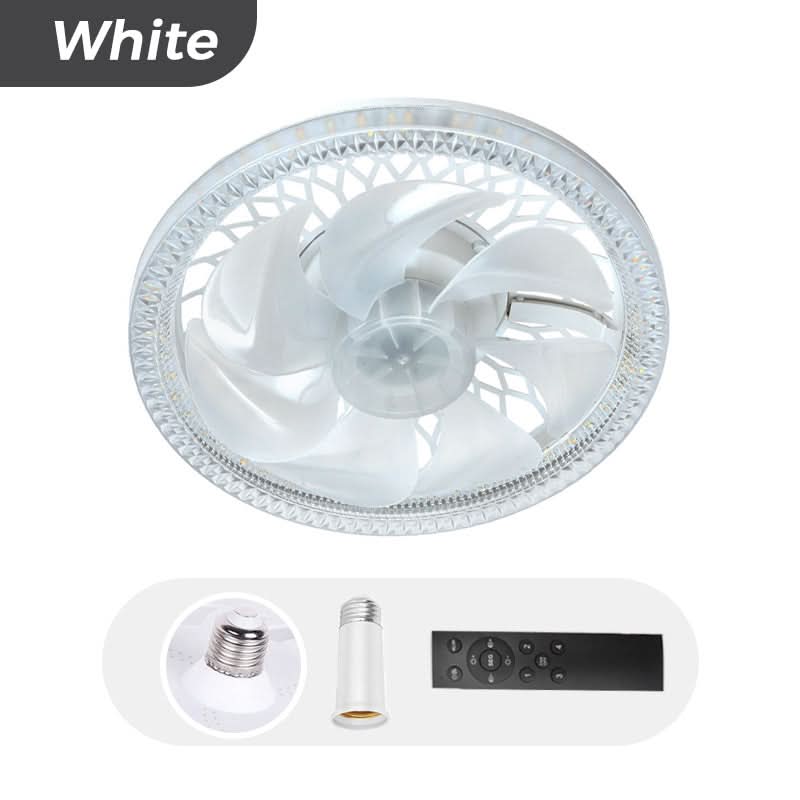💡2-in-1 dimbare plafondventilatorlamp met afstandsbediening – stil, verstelbaar en ruimtebesparend
