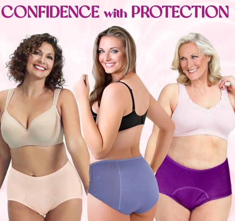 🔥Best Seller Buy 3 Get 2 Free🔥-2025 New Secure-Tech High-Rise Panties - Leakproof Protection ✨