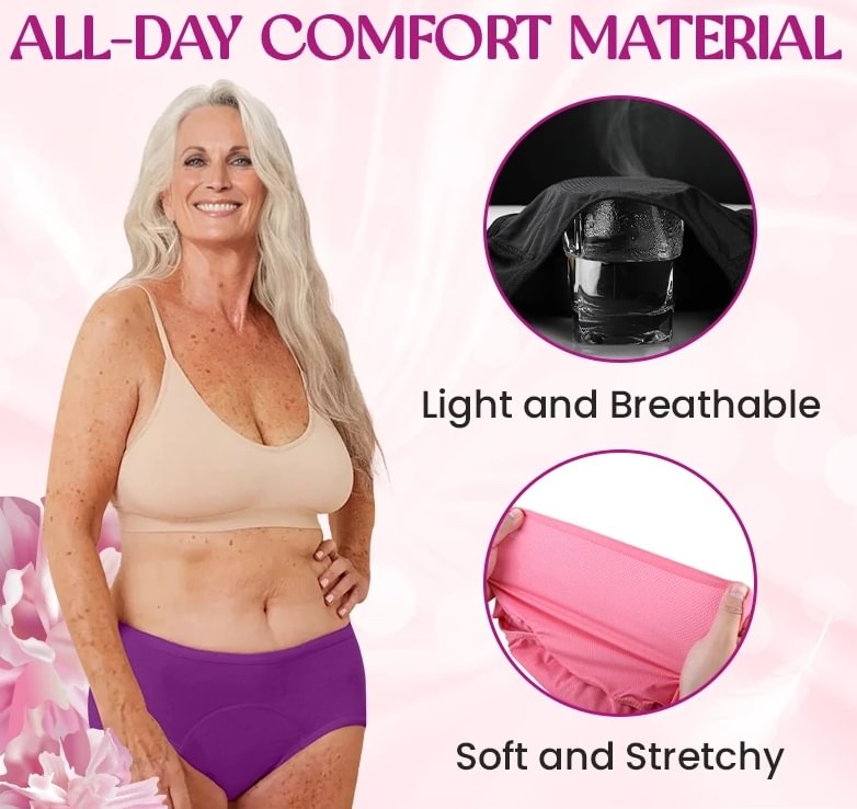 🔥Best Seller Buy 3 Get 2 Free🔥-2025 New Secure-Tech High-Rise Panties - Leakproof Protection ✨