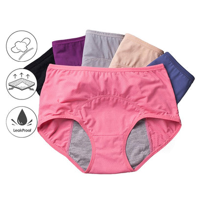 🔥Best Seller Buy 3 Get 2 Free🔥-2025 New Secure-Tech High-Rise Panties - Leakproof Protection ✨