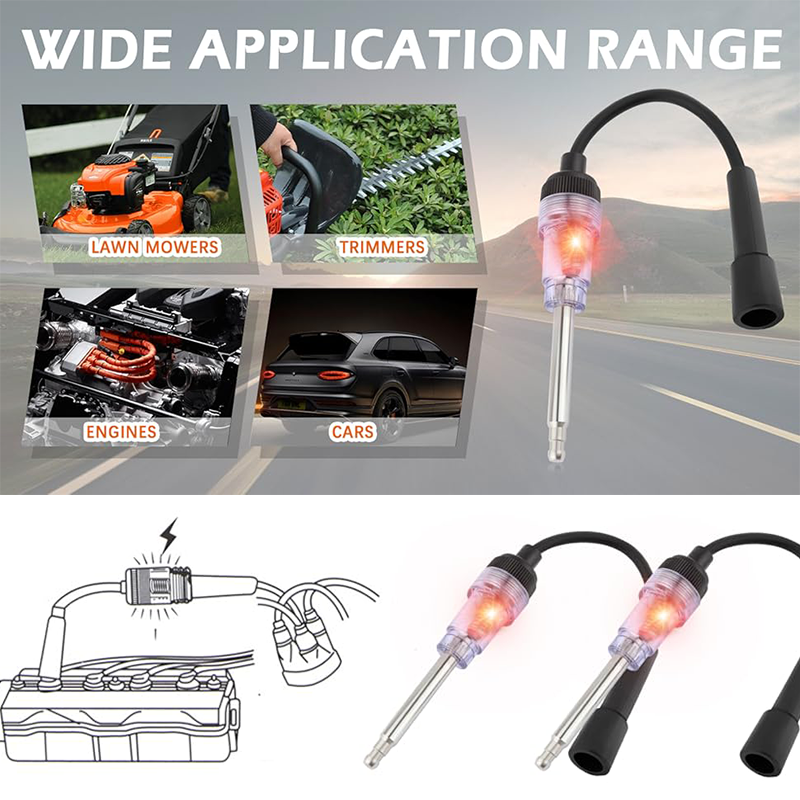💥50% KORTING🔧 Auto Ontstekingstester voor Bougies & Bobines | Universeel | LED Indicatie | Geen Batterij