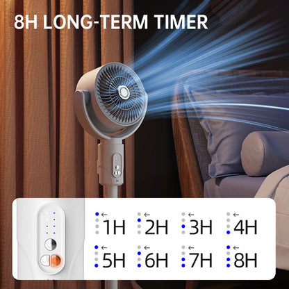 ❄️2026 Hot Sale🔥USB-aangedreven stille energiezuinige vloerventilator🍃
