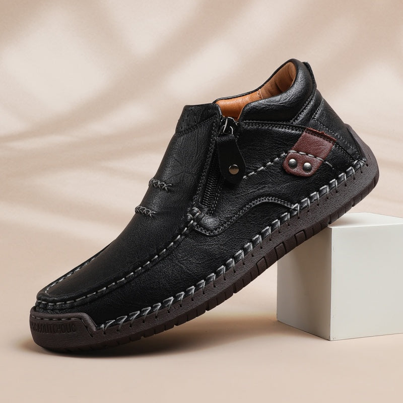 🔥2026 Hot Sale🌟Retro outdoor casual PU-schoenen voor heren