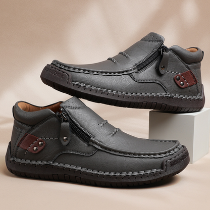 🔥2026 Hot Sale🌟Retro outdoor casual PU-schoenen voor heren