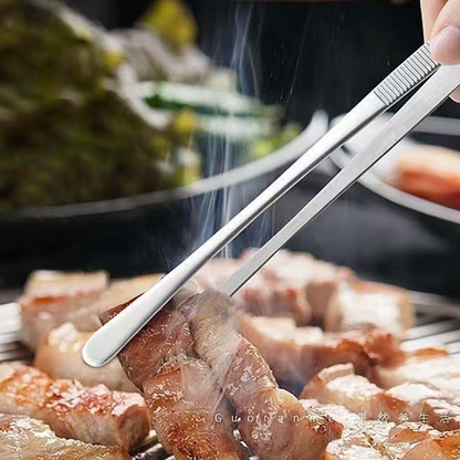 🔥Multifunctionele antislip barbecue- en baktang van roestvrij staal