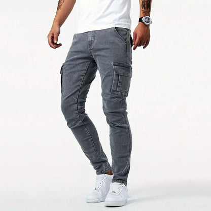 🎉Hot Sale 50% OFF🎉Cargo trousers in stretch denim