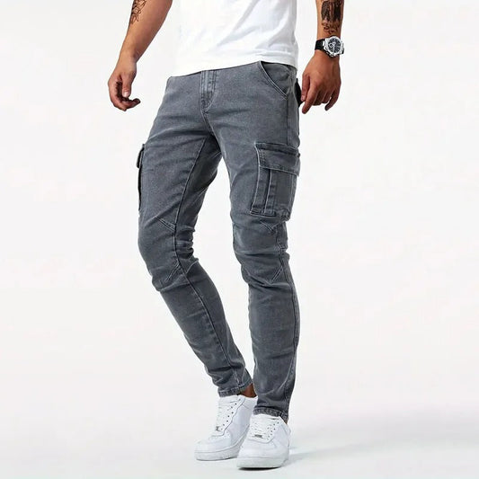 🎉Hot Sale 50% OFF🎉Cargo trousers in stretch denim