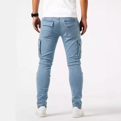 🎉Hot Sale 50% OFF🎉Cargo trousers in stretch denim