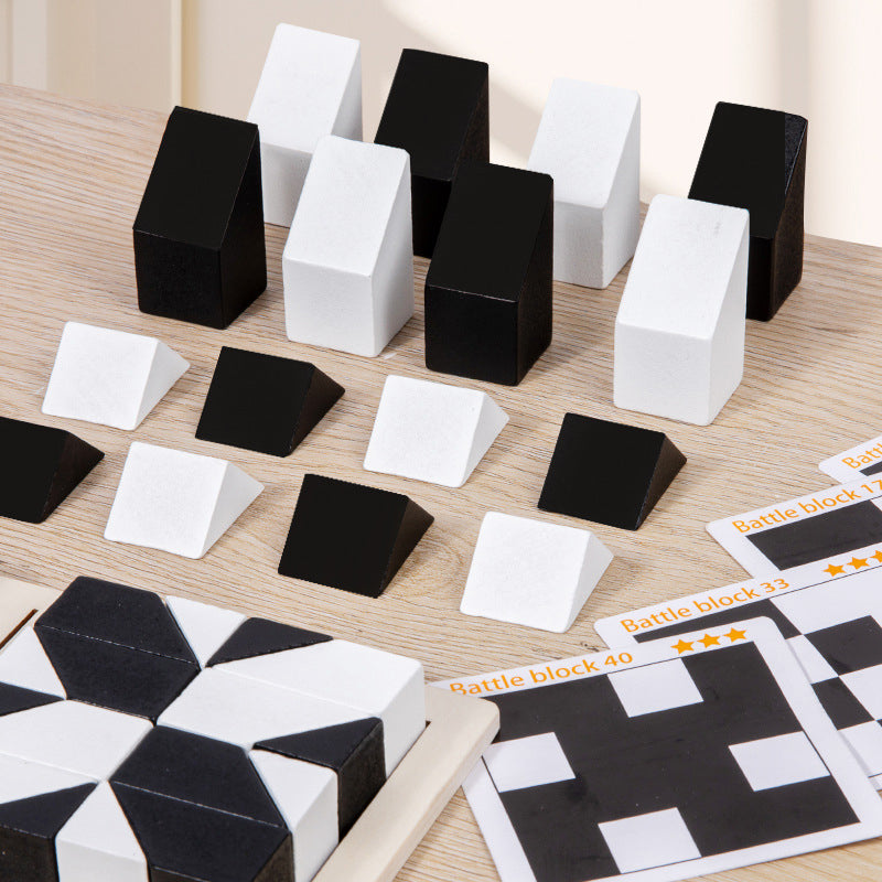 🌲Kerstspecial🌲Puzzel met verborgen bouwstenen - Speelgoed om het ruimtelijk inzicht van kinderen te ontwikkelen - Interactief bordspel voor ouders en kinderen