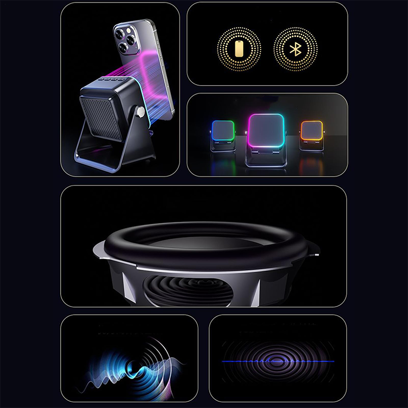 🎵 3-in-1 inductiespeaker – laad, luister & stream! 📱🔊✨