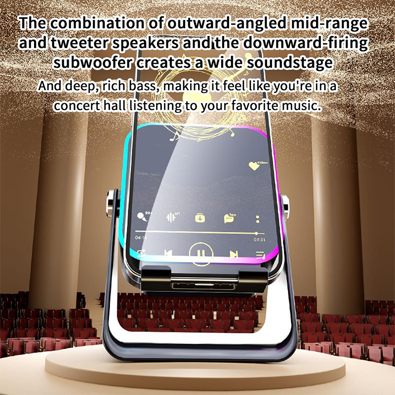 🎵 3-in-1 inductiespeaker – laad, luister & stream! 📱🔊✨