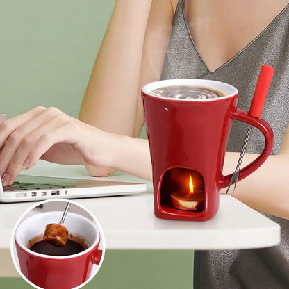 Ceramic Chocolate Fondue Mug