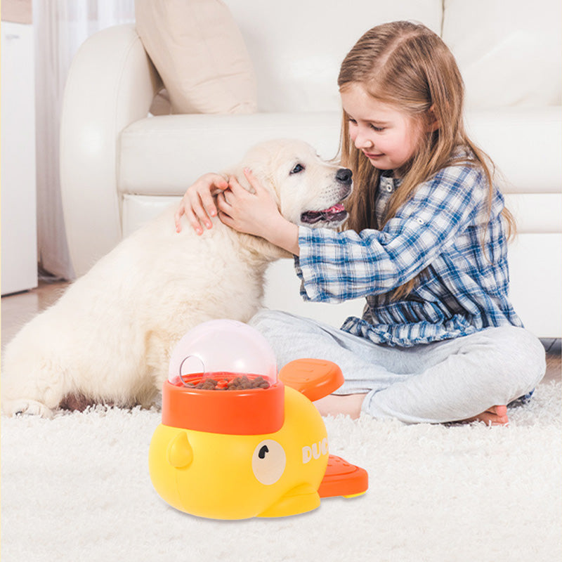 🐱🐶2-in-1 Interactive Pets Puzzle Toy & Feeder