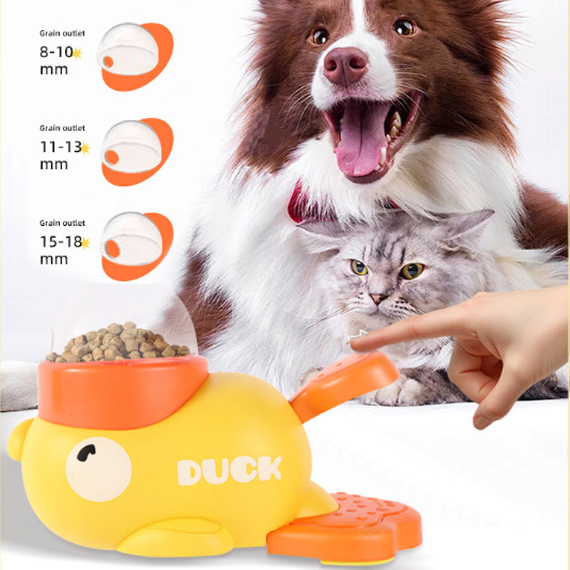 🐱🐶2-in-1 Interactive Pets Puzzle Toy & Feeder