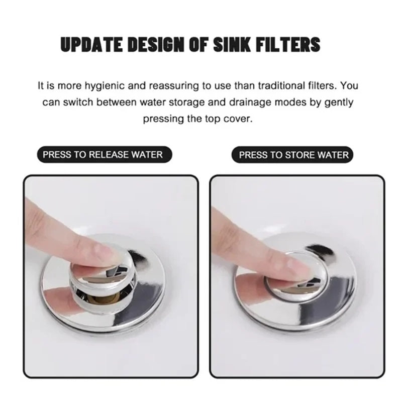 🚿✨ 💥LAST DAY SALE 70% OFF Sets!!🔥Stainless Steel Floor Drain Filter – Stop Hair Clogs Before They Start