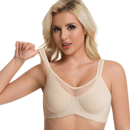 💕 Last Day Special Price £12.99! 💐Women's Elegant Sheer Full Coverage Plus Size Bra