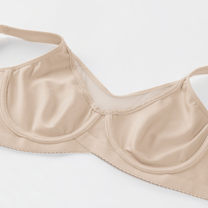 💕 Last Day Special Price £12.99! 💐Women's Elegant Sheer Full Coverage Plus Size Bra