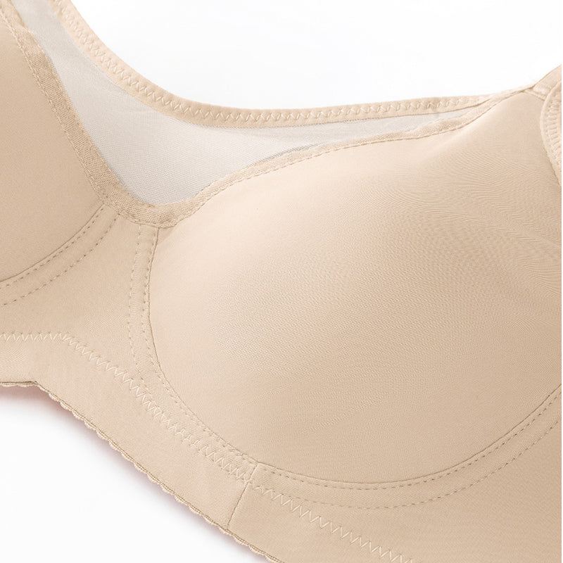 💕 Last Day Special Price £12.99! 💐Women's Elegant Sheer Full Coverage Plus Size Bra